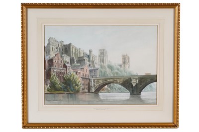 Lot 601 - Byron Dawson - Durham Cathedral & Castle | watercolour