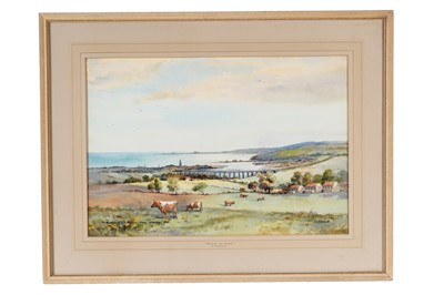 Lot 603 - William Fergie - Berwick on Tweed from Halidon Hill | watercolour