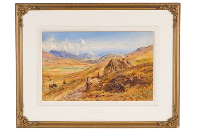 Lot 607 - Henry Burdon Richardson - A Crofter's Cottage | watercolour