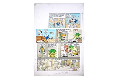 Lot 273 - Original Look-In artwork featuring Danger Mouse