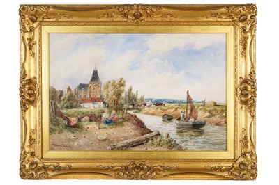Lot 610 - Thomas Bush Hardy - Quillebeuf | watercolour