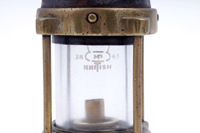 Lot 233 - Four ‘Protector’ type miners’ lamps
