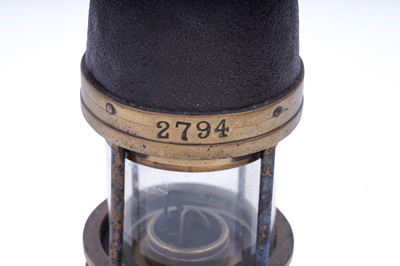 Lot 233 - Four ‘Protector’ type miners’ lamps