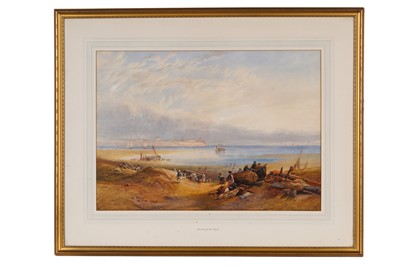 Lot 615 - Manner of Edward Richardson - Mouth of the Tyne | watercolour