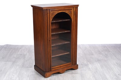 Lot 54 - A 19th Century walnut music cabinet
