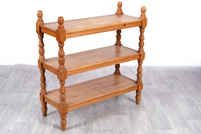 Lot 104A - A 20th-century pine whatnot
