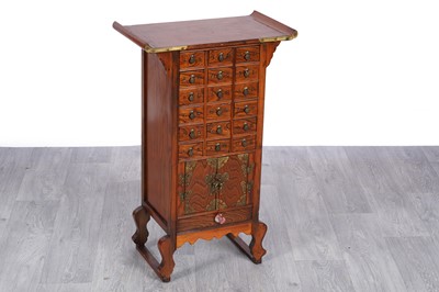 Lot 39 - A 20th Century Chinese elm chest
