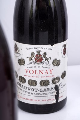 Lot 599 - Nine mixed bottles from Chauvot-Labaume