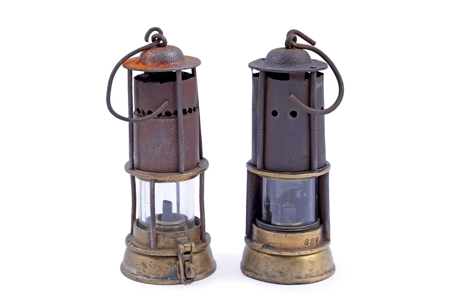 Lot 238 - Two 19th Century ‘Mueseler’ type lamps