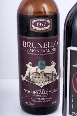 Lot 619 - Six mixed bottles of Brunello Di Montalcino