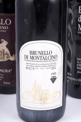 Lot 619 - Six mixed bottles of Brunello Di Montalcino