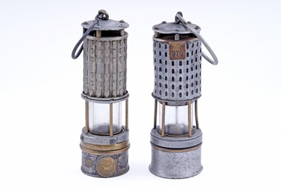Lot 189 - Two early 20th Century ‘Koehler Permissible’ type miners' lamps