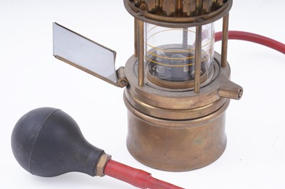 Lot 165 - Two early 20th Century ‘Koehler Permissable’ type miners' lamps