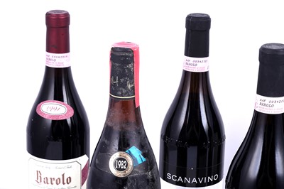 Lot 621 - Seven bottles of mixed Barolo