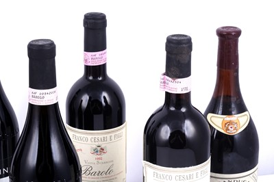 Lot 621 - Seven bottles of mixed Barolo
