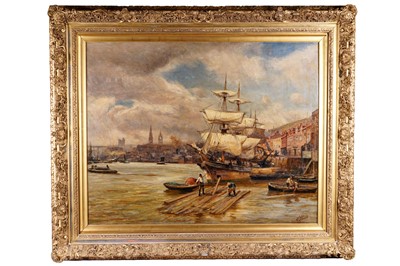 Lot 252 - Robert Jobling - The Tyne in the Sixties | oil