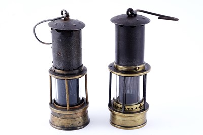 Lot 267 - Two late 19th Century ‘Donald’ type Davy lamps