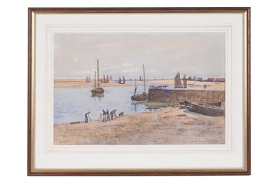 Lot 643 - James Garden Laing - Harbour view | watercolour