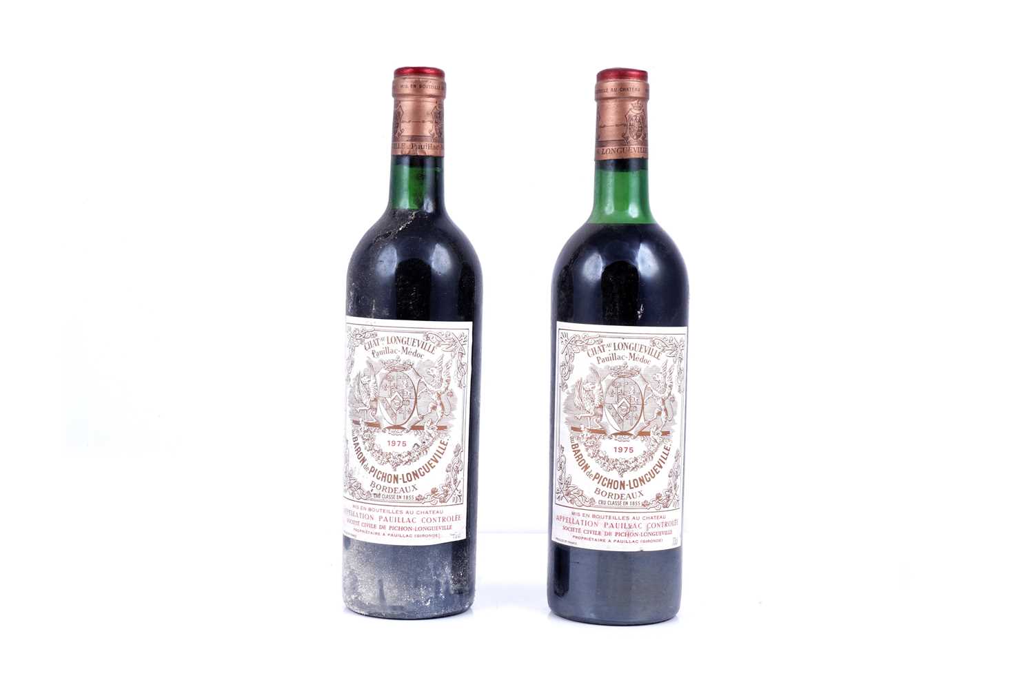 Lot 608 - Chateau Longueville au Baron de Pichon-Longueville Pauillac 1975 (2x73cl)
