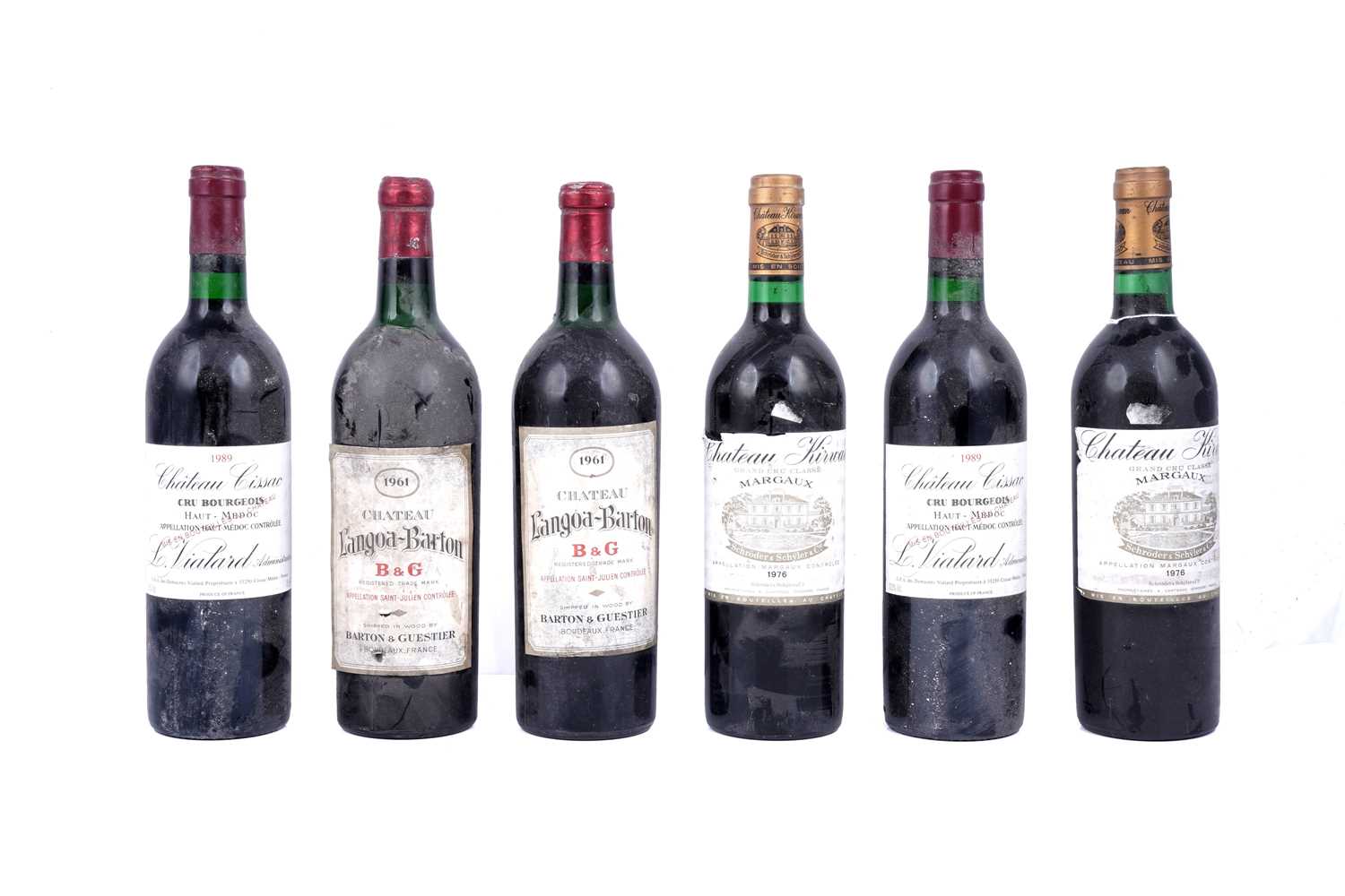Lot 596 - Six bottles of mixed French red wine