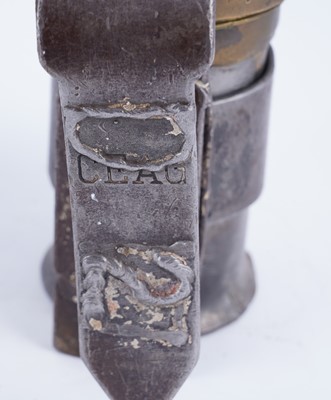 Lot 247 - A hung railway permissible electric signal lamp; and a selection of electric lamps