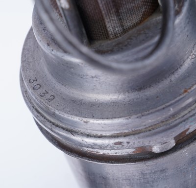Lot 247 - A hung railway permissible electric signal lamp; and a selection of electric lamps