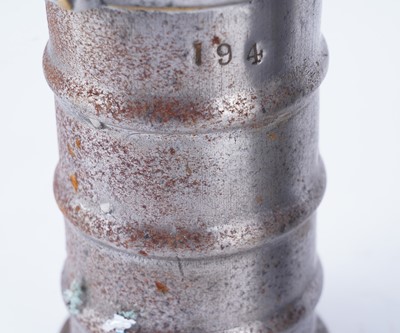 Lot 247 - A hung railway permissible electric signal lamp; and a selection of electric lamps