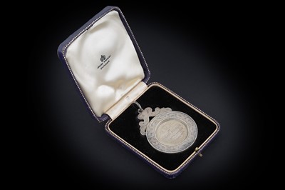 Lot 301 - A Victorian Scottish silver school prize medal