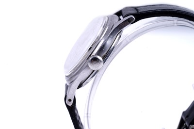 Lot 414 - Longines: a stainless steel cased manual wind wristwatch