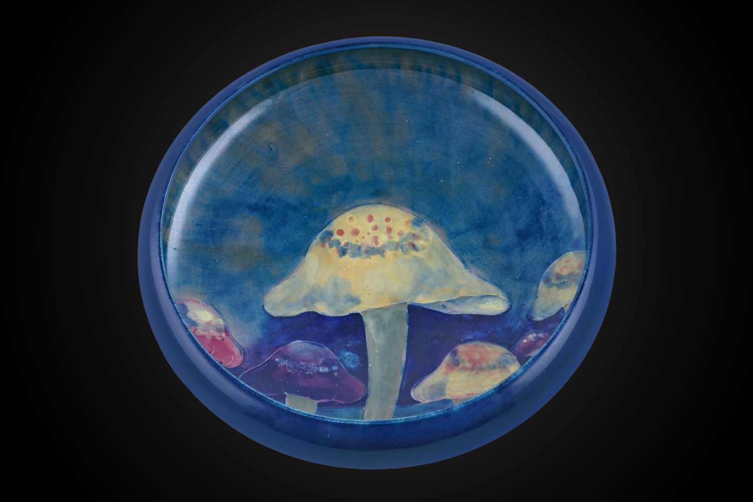 Lot 380 - Moorcroft Claremont shallow bowl