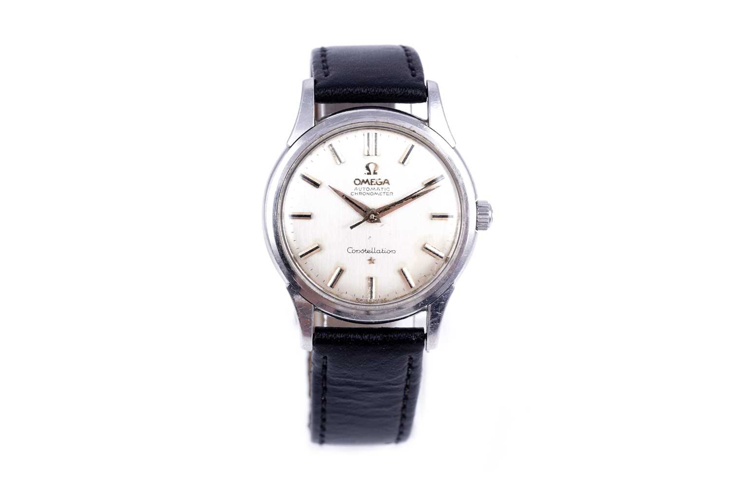 Lot 411 - Omega Constellation: a stainless steel cased automatic wristwatch