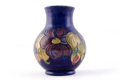 Lot 382 - Moorcroft Clematis pattern vase