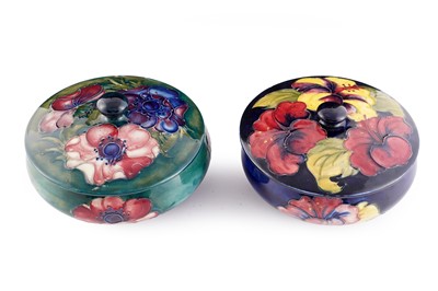 Lot 383 - Moorcroft powder bowl and another