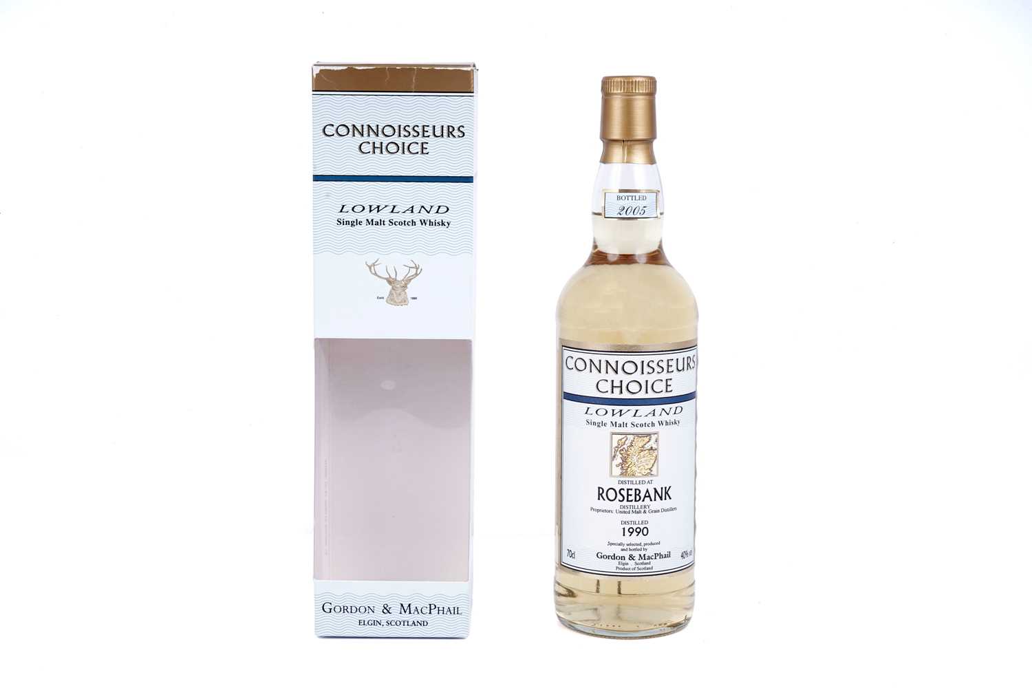 Lot 552 - Rosebank 1990 Connoisseurs Choice Lowland Single Malt Scotch Whisky