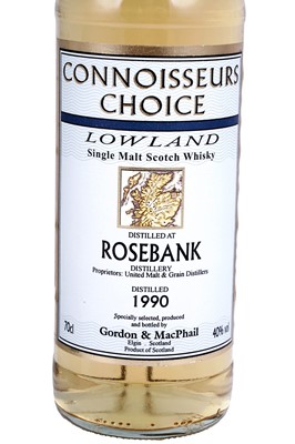 Lot 552 - Rosebank 1990 Connoisseurs Choice Lowland Single Malt Scotch Whisky