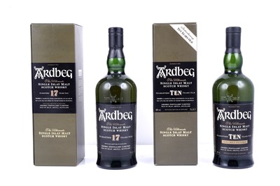 Lot 551 - Ardbeg 17 Year Old and 10 Year Old Single Islay Malt Scotch Whisky