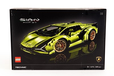 Lot 120 - A boxed Lego set 42115 Lamborghini Sian FKP 37