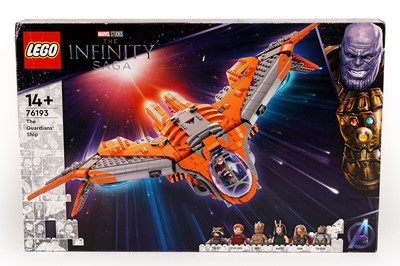 Lot 121 - A boxed Lego set 76193 The Infinity Saga The Guardians Ship