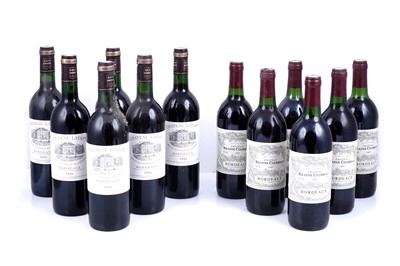 Lot 601 - Twelve bottles of mixed Bordeaux red wine