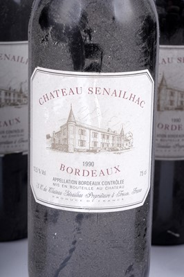 Lot 604 - Nine bottles of Château Seneilhac 1990 Bordeaux