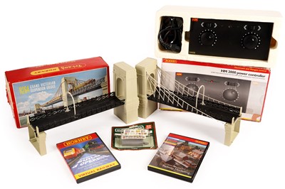 Lot 156 - A collection of 00-gauge Hornby model railway; and other rolling stock