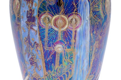 Lot 408 - Wedgwood Candlemas Fairyland lustre vase