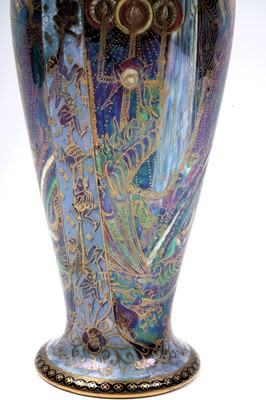 Lot 408 - Wedgwood Candlemas Fairyland lustre vase