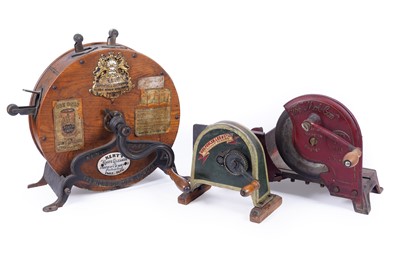 Lot 208 - A collection of late 19th/ early 20th Century kitchen machines