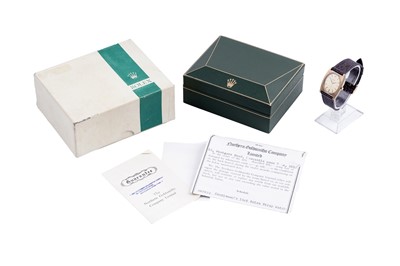 Lot 401 - Rolex Geneve: a 14ct yellow gold cased manual wind wristwatch
