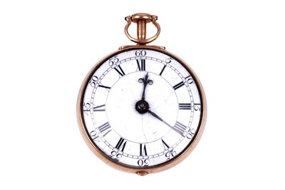 Lot 435 - Alexander Cumming, London: a silver-gilt pair cased pocket watch