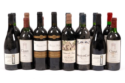 Lot 366 - Sixteen bottles of mixed Bordeaux and Cabernet Sauvignon
