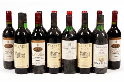Lot 395 - Fourteen bottles of mixed Rioja