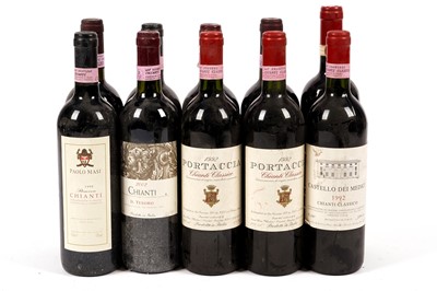 Lot 370 - Ten bottles of mixed Chianti