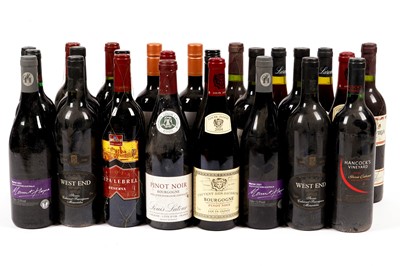 Lot 384 - Twenty-five bottles of mixed red wine